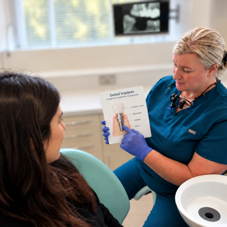 Dental Implant Consultation in a Modern Clinic
