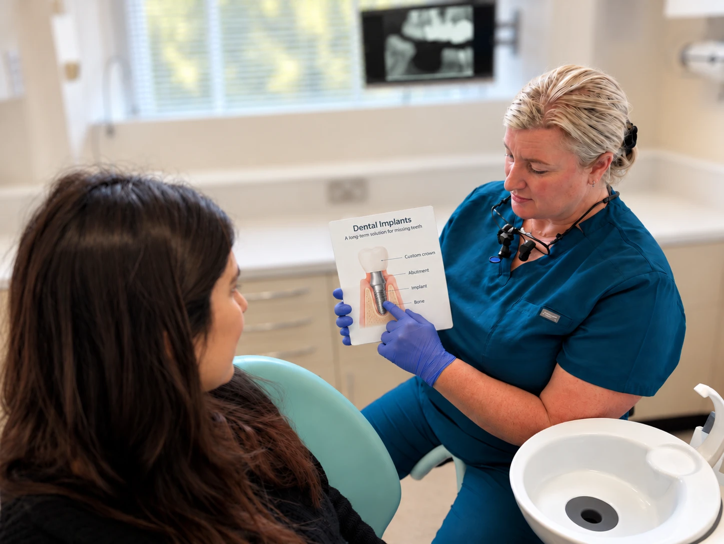 Dental Implant Consultation in a Modern Clinic